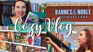 The Ultimate BOOKISH Reading Vlog  Book shopping, Bookish Cozy Mysteries, New recipe!