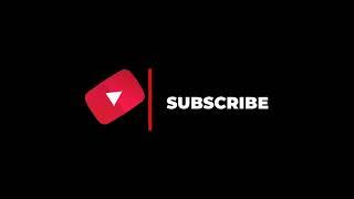 2022 New black Screen subscribe button | free clip video download