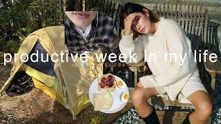 productive week in my life ‍️ fall knit haul, packing up my apartment + more!