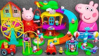 91 Minutes Satisfying with Unboxing Cute Peppa Pig Amusement Park Toys Collection ASMR | Review Toys