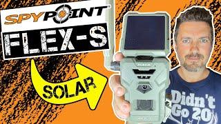 Spypoint FLEX-S Cellular Trail Camera: No More Batteries? Solar Panel, Great Images & Easy to Use!