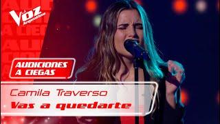 Camila Traverso – “Vas a quedarte” – Audiciones a Ciegas – La Voz Argentina 2021