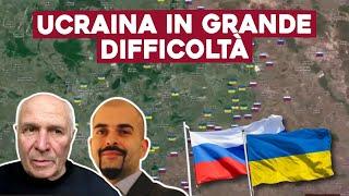 UCRAINA IN GRANDE DIFFICOLTÀ e con POCHI SOLDATI, ANALISI con GEN. CAMPORINI e E. BROGI