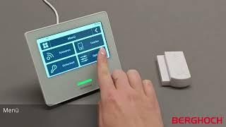 BERGHOCH | Funk-Alarmanlage | 868 MHz Smart Touch I Sensor anmelden