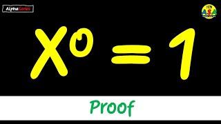 X power Zero equals 1 (x^0 = 1)