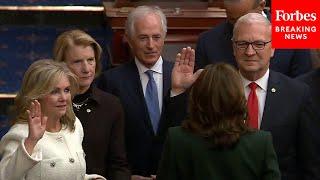 BREAKING NEWS: Kamala Harris Swears In Senators To 119th Congress