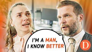 Sexist Boss Rejects an Employee For Being a Girl, But Karma Sets Things Straight | DramatizeMe