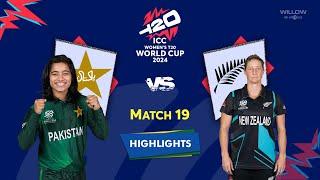 Highlights: 19th Match, Pakistan Women vs New Zealand Women | 19th Match, PAKW VS NZW