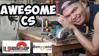 Panalong Cordless Circular Saw | Banggood Review | Gene Caralde 11.9 Workshop