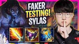 FAKER TESTING SYLAS IN KOREA SOLOQ! - T1 Faker Plays Sylas MID vs Smolder! | Season 2024