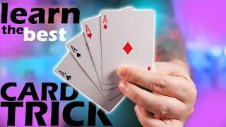 LEARN The BEST CARD TRICK With Four ACES! - Doctor Daley's Last Trick - day 124