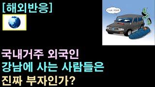 [해외반응] 국내거주 외국인, "강남에 사는 사람들은 진짜 부자인가?
