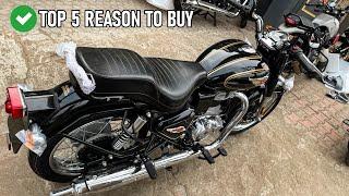 Top 5 Reason to Buy -  Bullet 350 Battalion Black Model 2025| Buy or Not? | On Road Price | Mileage