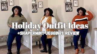 Holiday Outfit Ideas Featuring Shapermint Jeggings | My Honest Jeggings Review