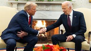 VIDEO: Donald Trump meets with Joe Biden in the White House