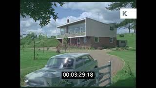 1960s Modern House, Garage, Modernist Architecture HD from 35mm