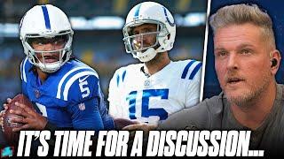 Should The Colts Stick With Joe Flacco Over Anthony Richardson? | Pat McAfee Reacts