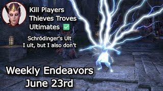 Schrödinger's Ult / Weekly Endeavors Walkthrough / June 23rd-29th / The Elder Scrolls Online
