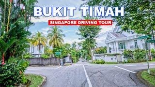 Singapore City Driving Tour | Singapore Wealthy Estate Area Bukit Timah 