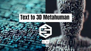 Text to 3D Metahuman Head, By new AI @DeemosTech