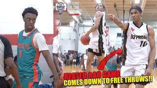 Jahki Howard SHOWS OUT In HEATED AAU GAME!! | FREEBANDZ ELITE VS GAME ELITE TOC FULL GAME HIGHLIGHTS