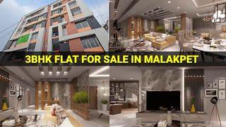 3BHK.SPACIOUS FLAT FOR SALE IN OLD MALAKPET HYDERABAD