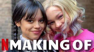 Making Of WEDNESDAY Part 3 - Best Of Behind The Scenes With Jenna Ortega | Creating Sets & Costumes