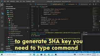 How to generate Release SHA key in react native