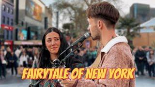 London Crowd AMAZED by This CLASSIC Christmas DUET! | The Pogues - Fairytale of New York