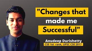 “A little changes in my preparation made me AIR1” – Anudeep Durishetty | UPSC Topper 2017