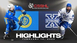 Prairie Hockey Academy vs Northern Alberta Xtreme U18 Prep 2/14 | CSSHL Highlights