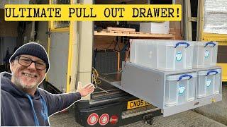 How To Build A Massive Storage Drawer For Your Camper Van!