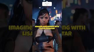 IMAGINE PERFORMING WITH LISA ON ROCKSTAR #kpopverse #lisa #rockstar