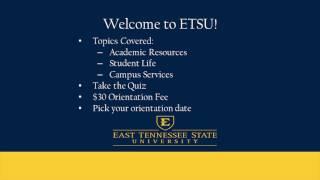 LAUNCH - Welcome to ETSU (KT Done)