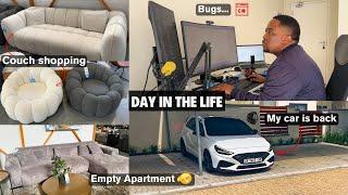 Day in the life of a Software Developer living in an Empty Apartment in Cape Town