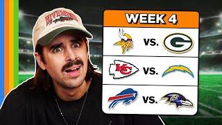 Predicting Every Week 4 NFL Game