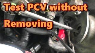 PCV Valve System Check NO removing the Valve  *Quick *Easy *Genius Toyota V6