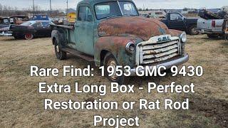 Rare Find: 1953 GMC 9430 Extra Long Box - Perfect Restoration or Rat Rod Project