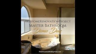 80s Master Bathroom Renovation | Demolition