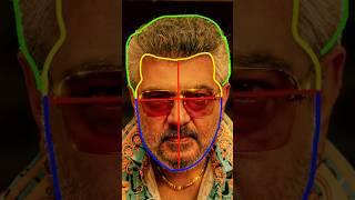 How to draw Ajith from Good Bad Ugly ️‍ #shorts #ajithkumar #goodbadugly #howtodraw #ajith