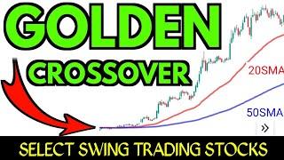 chartink scanner | How to find swing trading stocks | Golden Crossover chartink scanner
