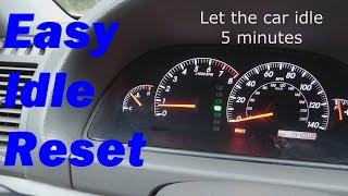 Toyota / Lexus Rough Idle After Battery Change/Disconnect - Idle Reset Relearn Procedure