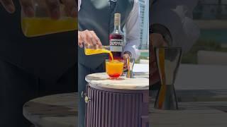 Garibaldi Cocktail recipe #garibaldi #cocktailrecipe #cocktails #campari #barreels #srilanka #bar