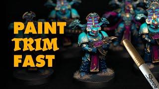 Speedpainting A Thousand Sons SUPER FAST | No Contrast Paint