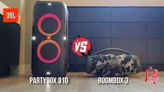 JBL Partybox 310 vs Boombox 3 sound showdown