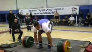 Mikhail Koklyaev Dead lift 405 kilos.( IPF barbell)