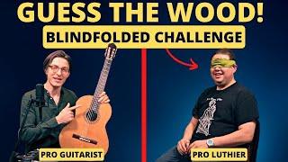 Guess The Wood! Blindfolded GUITAR Challenge