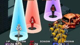 Michael Jackson's Moonwalker arcade 3 player Netplay 60fps