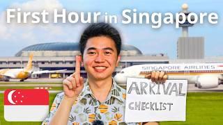 Your FIRST HOUR in Singapore - 2024 Travel Guide