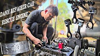 100 km journey to rescue and repair broken truck engines